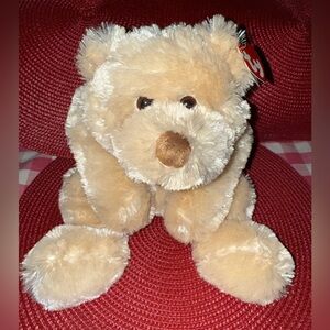 Ty Classic Fletcher Plush Bear - Soft Cream